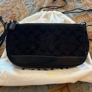 Black Classic Coach Clutch